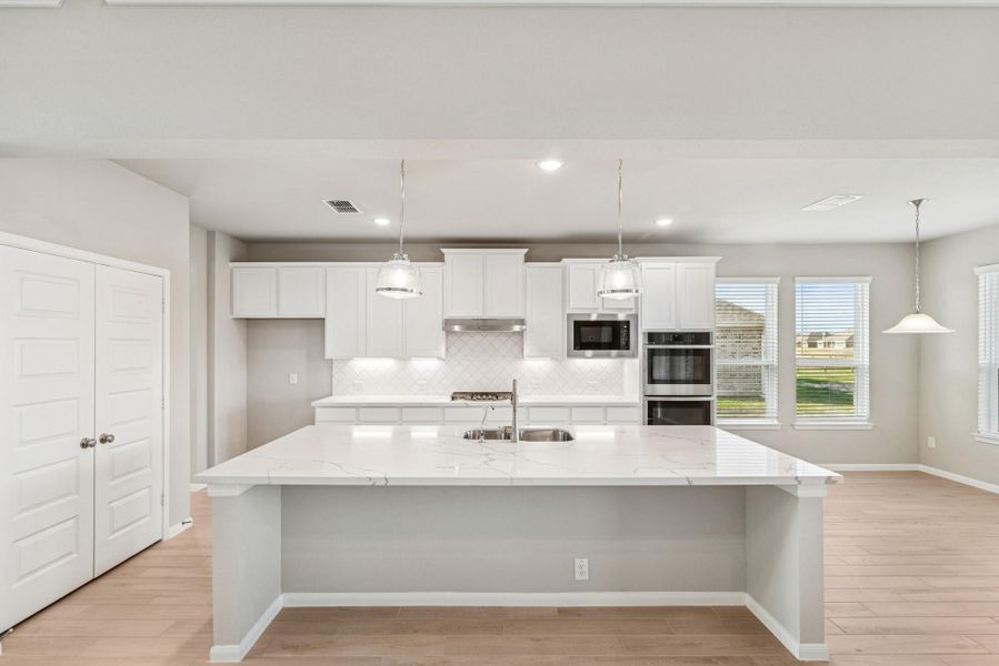Stunning island kitchen