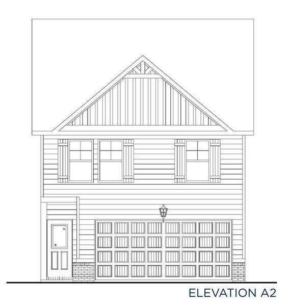 Front exterior of a new home in Carolina, Palmetto, GA, highlighting curb appeal (Image 2).