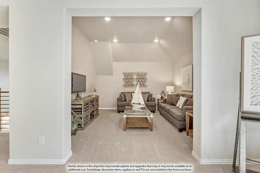 Furnished interior view inside a new home in Hampton Park, Glenn Heights (Image 37).