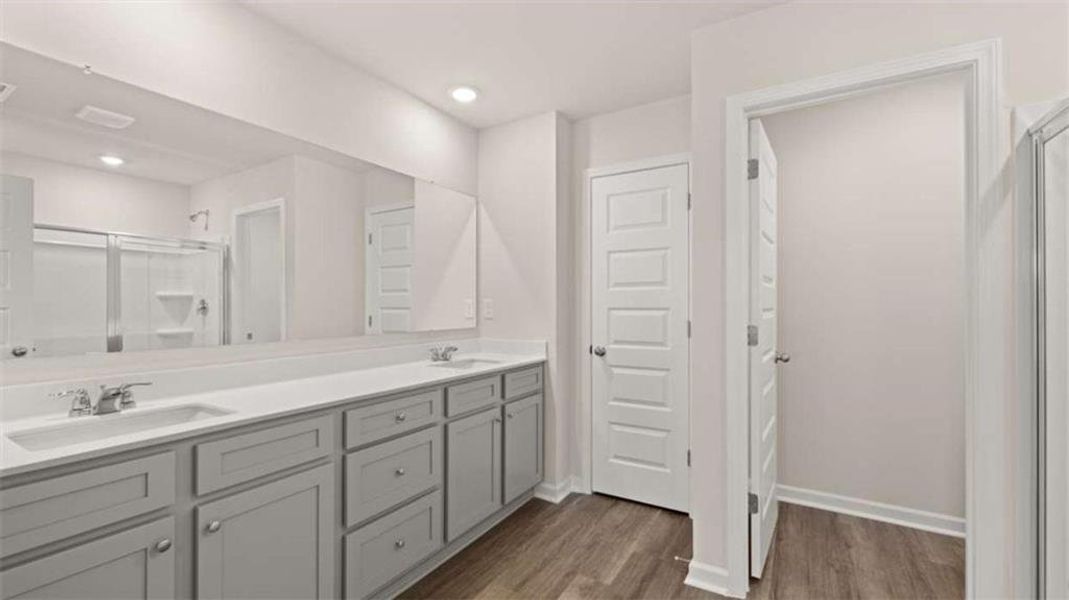 Furnished interior view inside a new home in Brookland Commons, Monroe (Image 10).