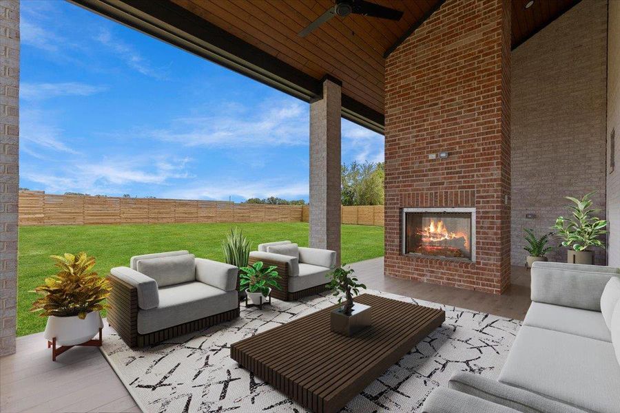 Exterior details and patio area of a home in , Smithville (Image 29).