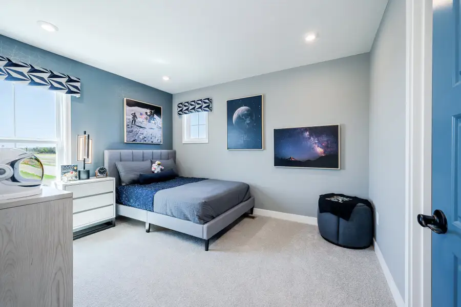 Representative furnished interior of a home built from the Grandin by Fischer Homes in The Dunes at Sandbar, Santa Rosa Beach (Image 42).