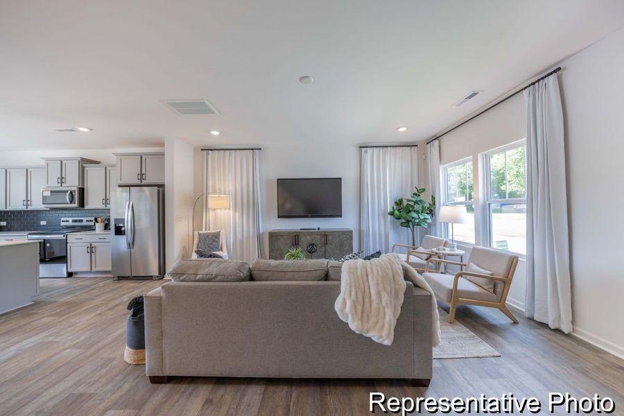 Furnished interior view inside a new home in Towns at Cliffwood (Condos), Concord (Image 21).