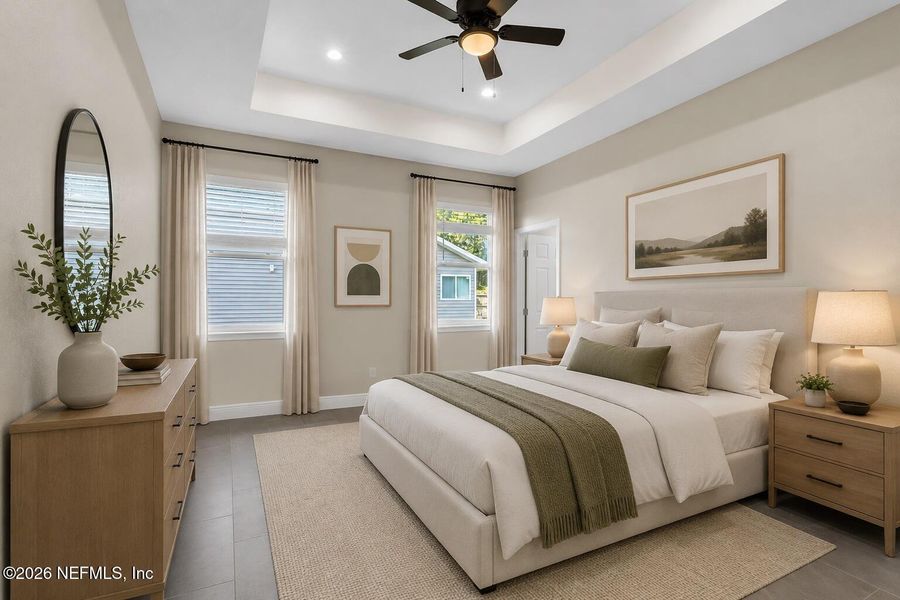 Furnished interior view inside a new home in , Palm Coast (Image 9).