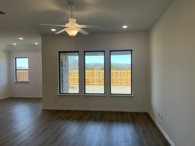 Family Room Construction Progress