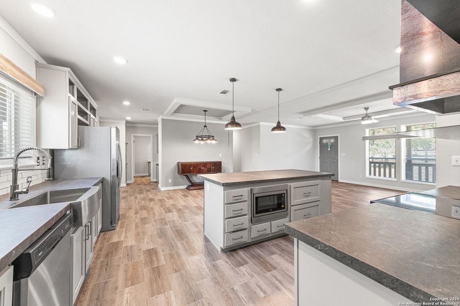 Furnished interior view inside a new home in , Spring Branch (Image 8).