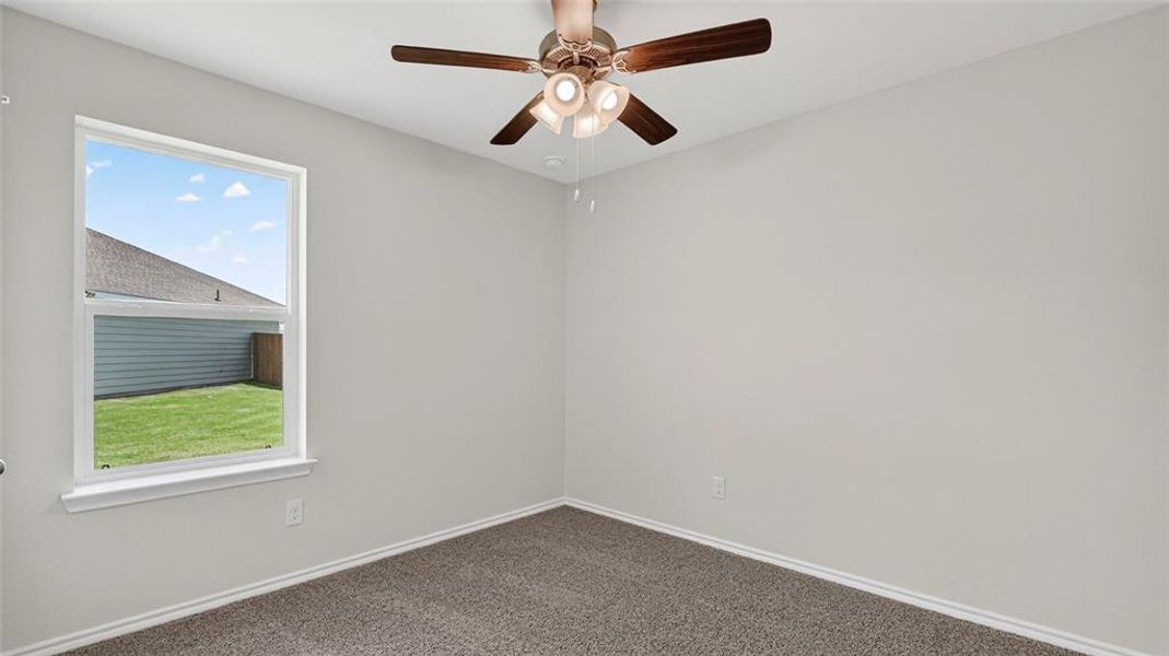Neutral-toned walls complement plush carpeting Neutral-toned walls complement plush carpeting