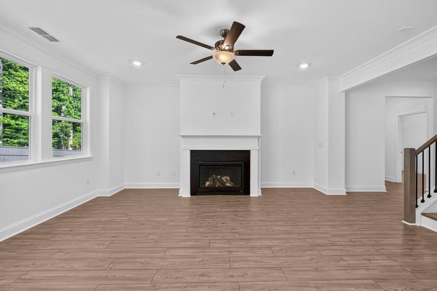 Spacious, unfurnished interior of a new home in Nichols Farm, Dacula (Image 13).