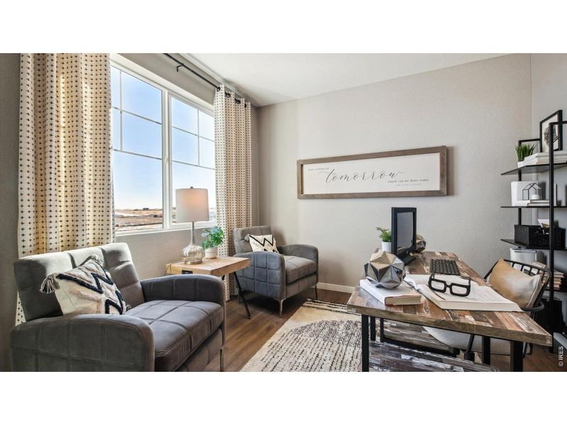 Furnished interior view inside a new home in , Fort Lupton (Image 10). Furnished interior view inside a new home in , Fort Lupton (Image 10).