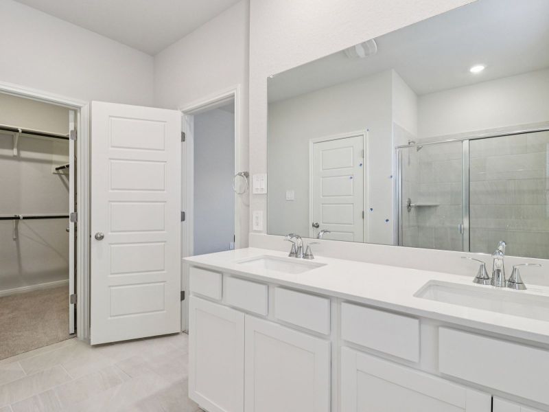 Furnished interior view inside a new home in Comanche Ridge, San Antonio (Image 9).