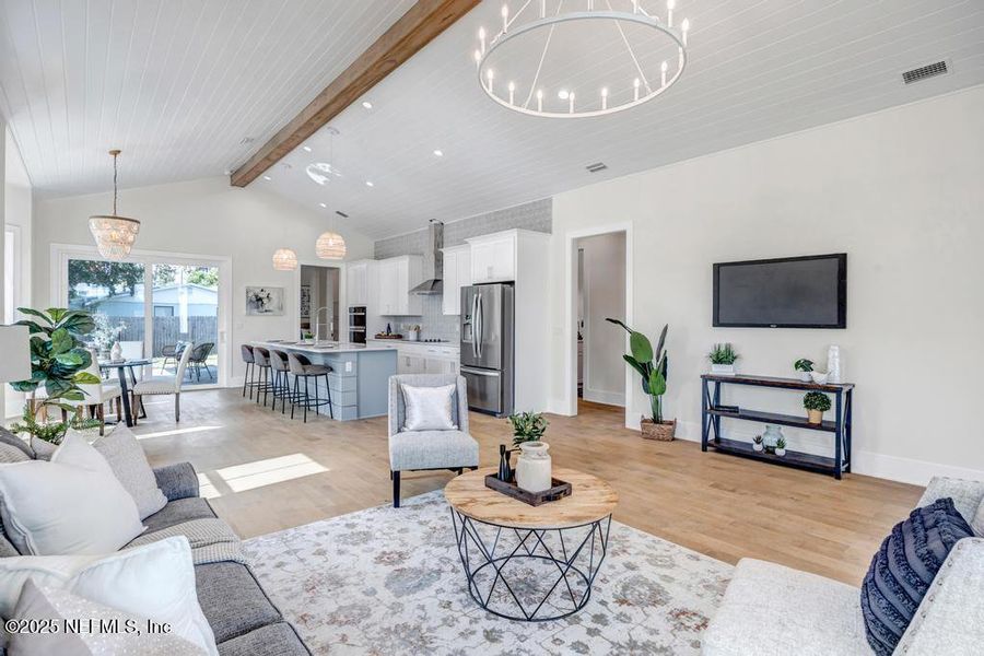 Furnished interior view inside a new home in , Neptune Beach (Image 24).