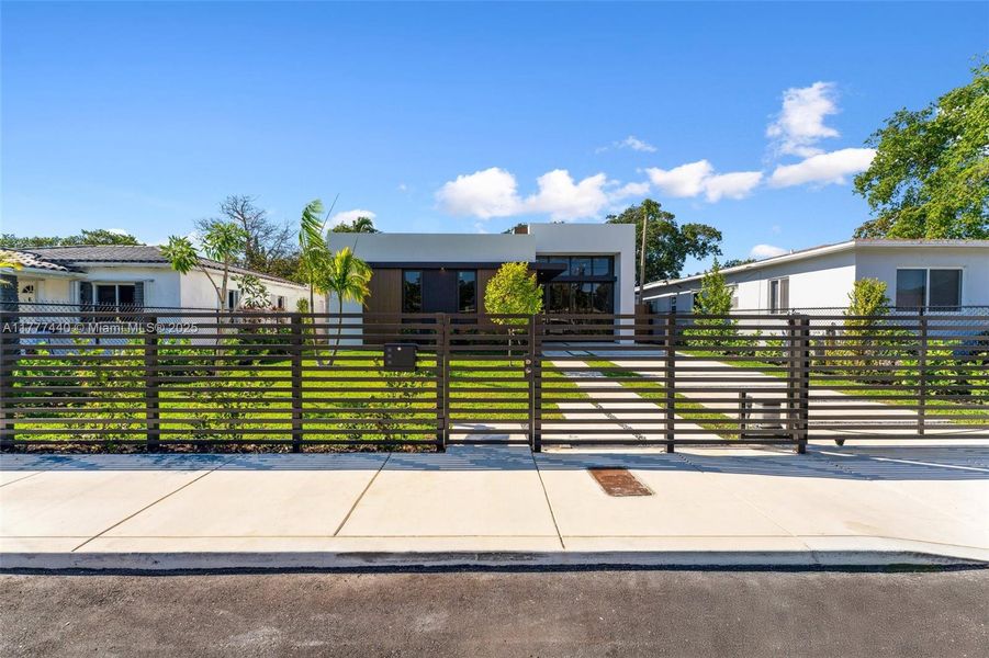 Front exterior of a new home in , Miami, FL, highlighting curb appeal (Image 22).
