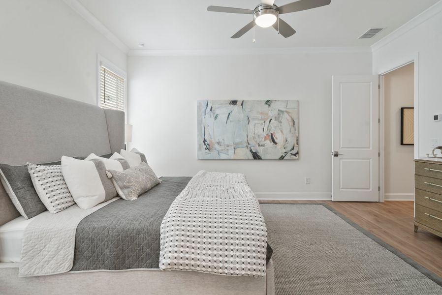 Representative furnished interior of a home built from the The Hickory by The Providence Group in Promenade at Sawnee Village, Cumming (Image 29).