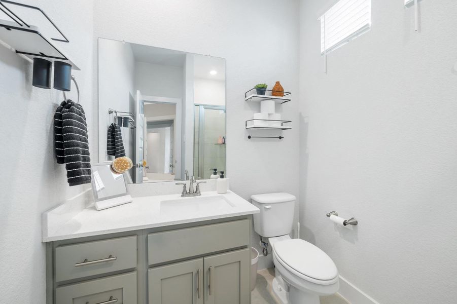 Furnished interior view inside a new home in , Leander (Image 27). Furnished interior view inside a new home in , Leander (Image 27).