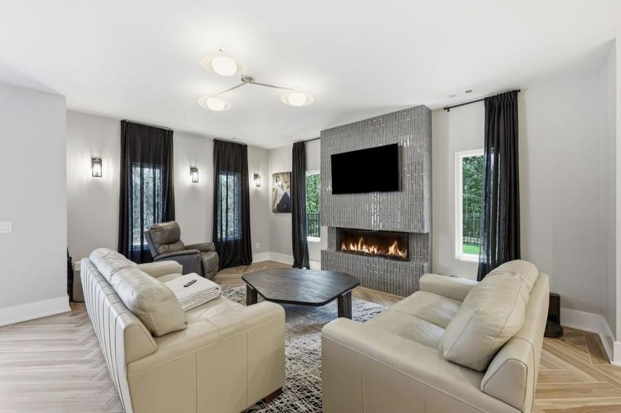 Furnished interior view inside a new home in , Helen (Image 45).