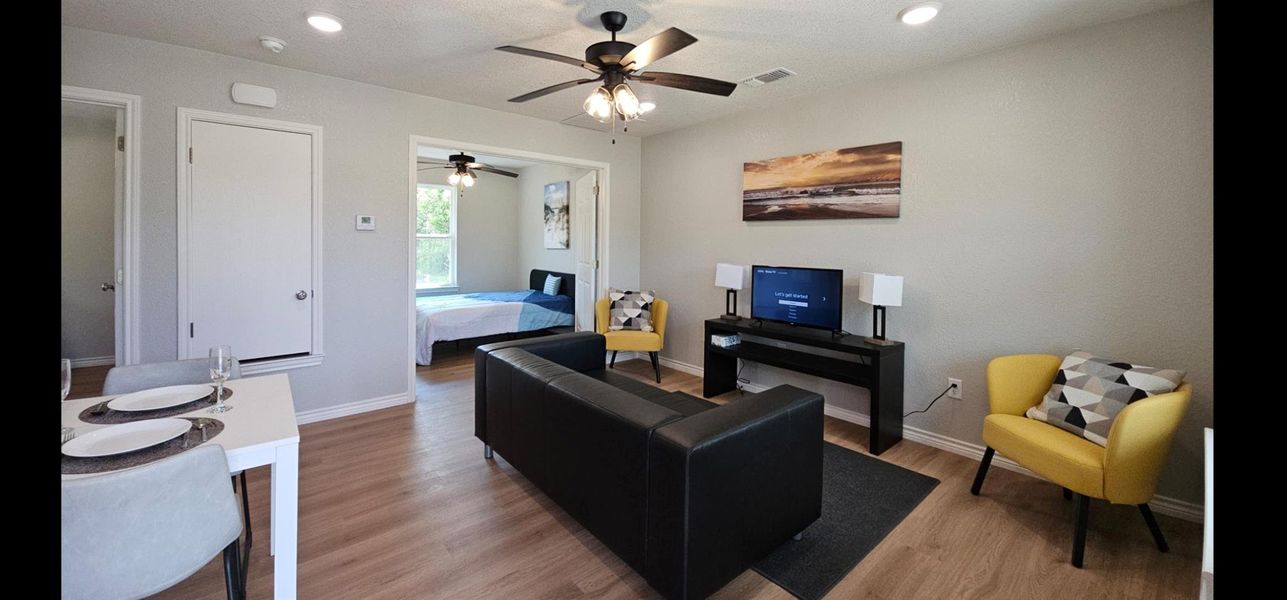 View from the kitchen. View from the kitchen.