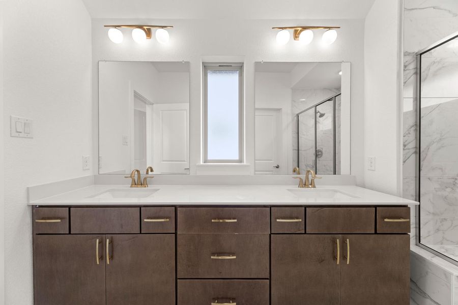 Furnished interior view inside a new home in Union Park, Little Elm (Image 11).