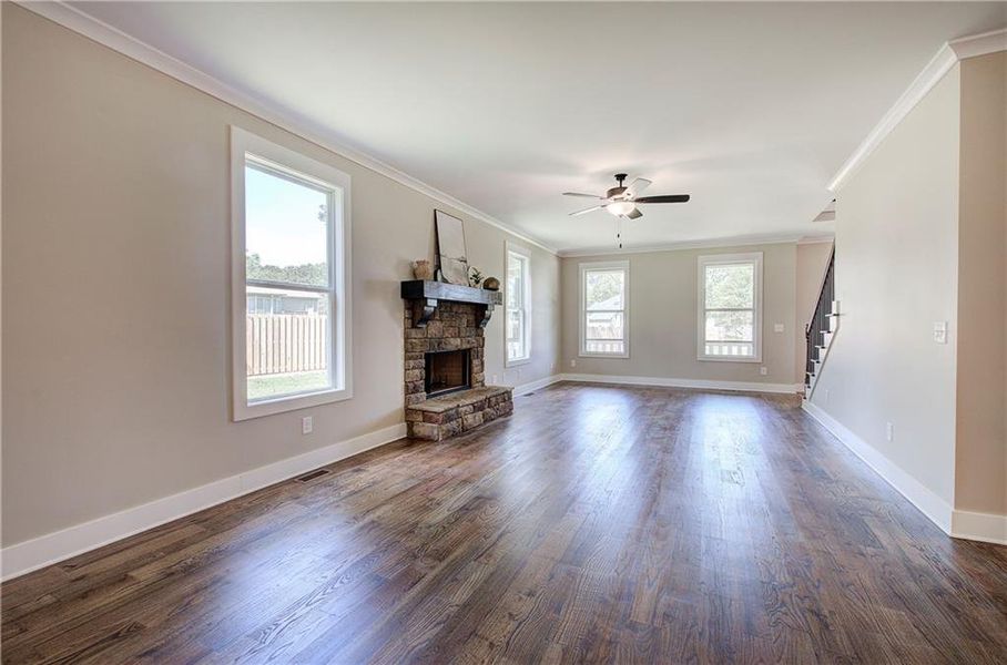 Spacious, unfurnished interior of a new home in , Euharlee (Image 39).