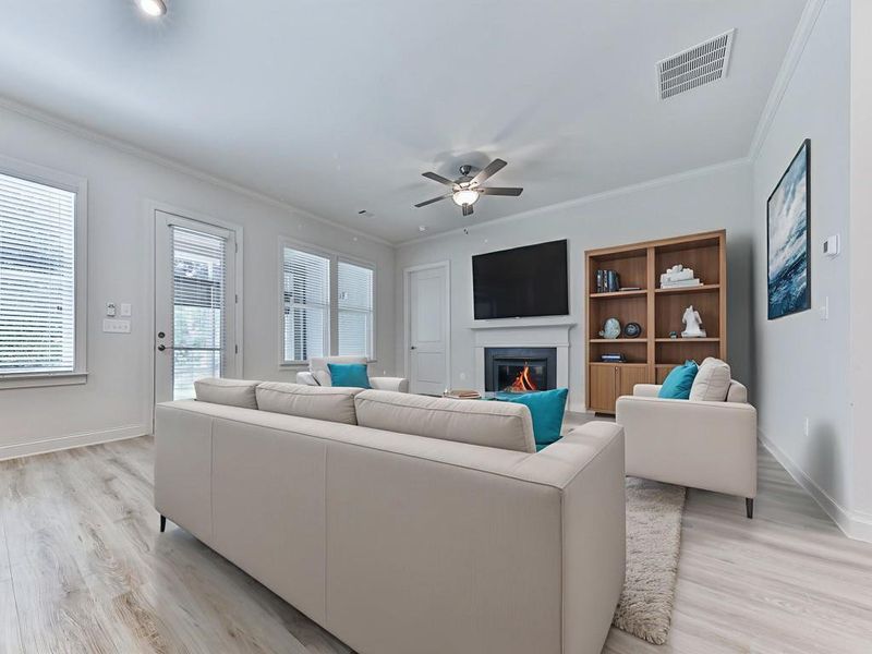 Furnished interior view inside a new home in , Ellijay (Image 9).