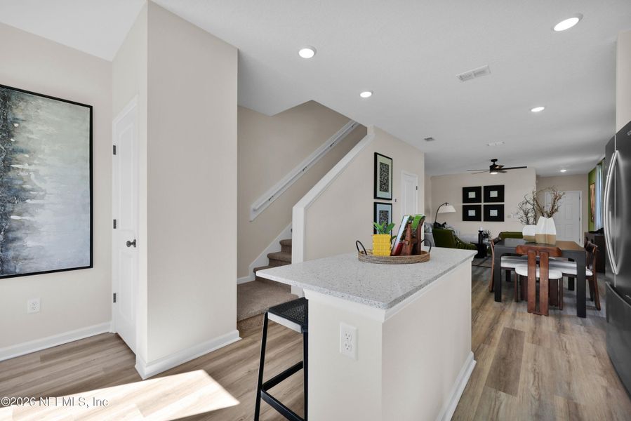 Furnished interior view inside a new home in Baxley Villas, Middleburg (Image 10).