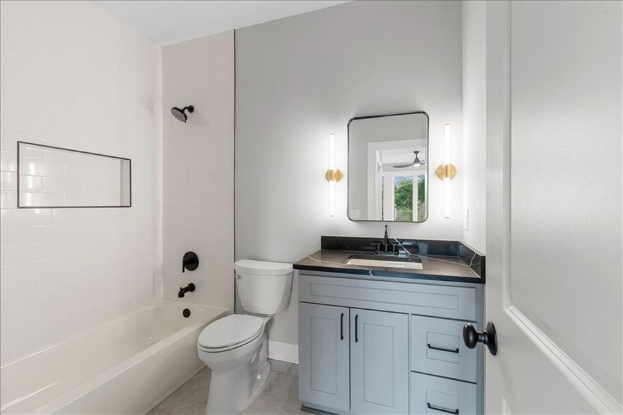 Furnished interior view inside a new home in , Atlanta (Image 31).