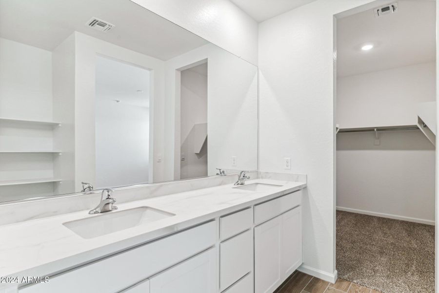 master bath and closet