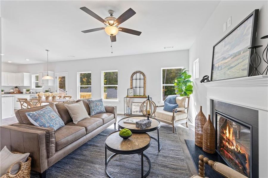 Furnished interior view inside a new home in , Crawford (Image 4).