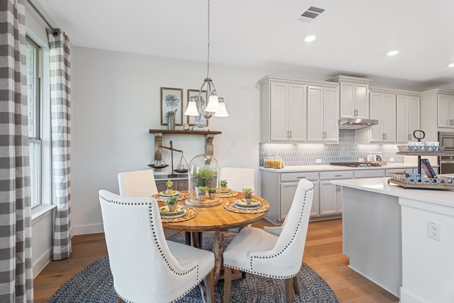Furnished interior view inside a new home in Heath Golf and Yacht Club, Heath (Image 7).