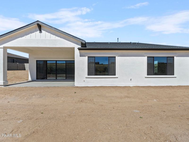 Exterior details and patio area of a home in Hidden Hills, Prescott (Image 23).