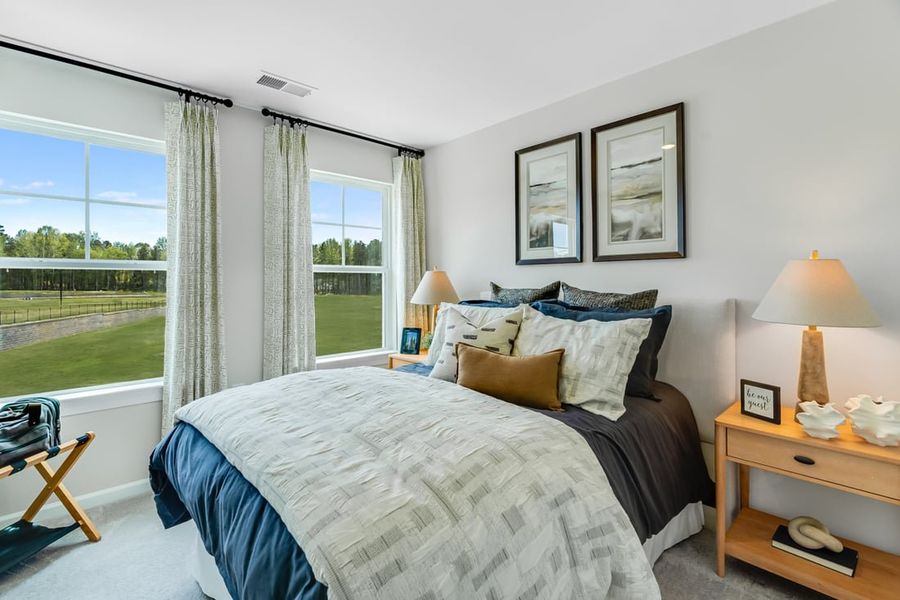 Furnished interior view inside a new home in Magnolia Townes, Wendell (Image 11).