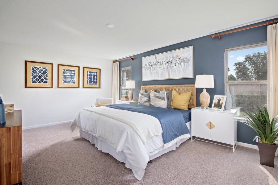 Furnished interior view inside a new home in Mustang Ridge, Magnolia (Image 6).
