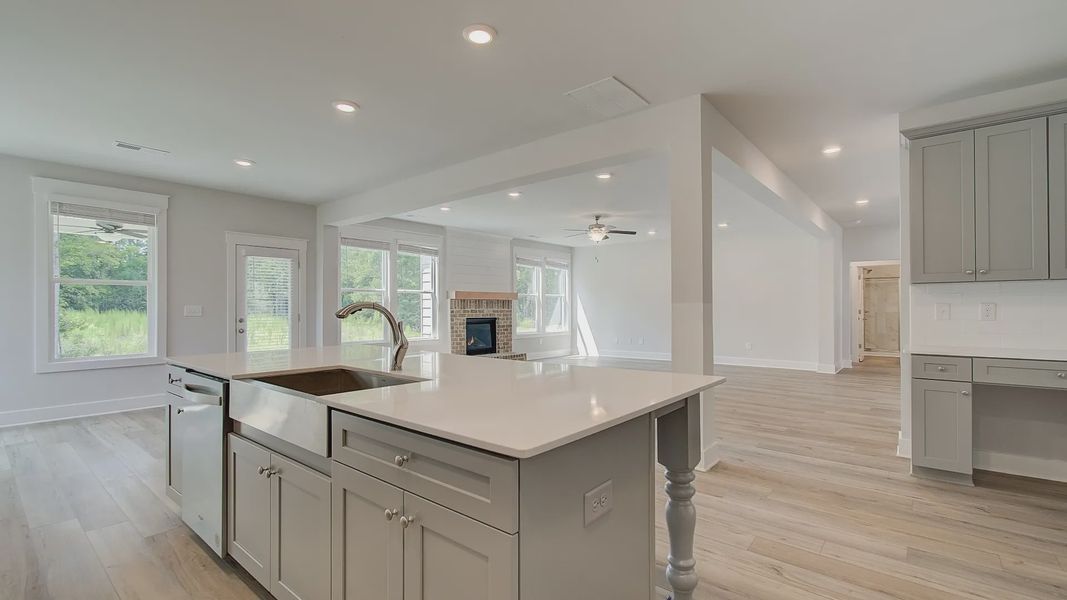 Representative furnished interior of a home built from the Clarity by DRB Homes in Saddleridge, Senoia (Image 16).