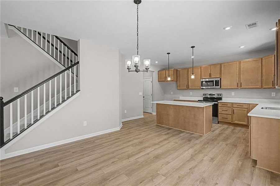 Furnished interior view inside a new home in Twin Lakes, Hoschton (Image 16). Furnished interior view inside a new home in Twin Lakes, Hoschton (Image 16).