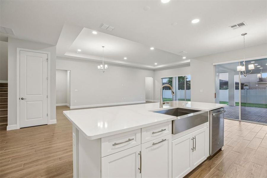 Furnished interior view inside a new home in Hawk's Overlook, Oviedo (Image 9).