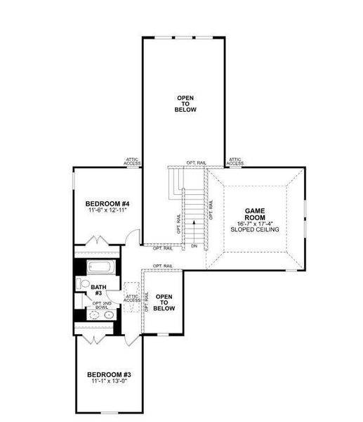 2D floor plan layout of this home in Summerview, Fulshear, TX (Image 6). 2D floor plan layout of this home in Summerview, Fulshear, TX (Image 6).