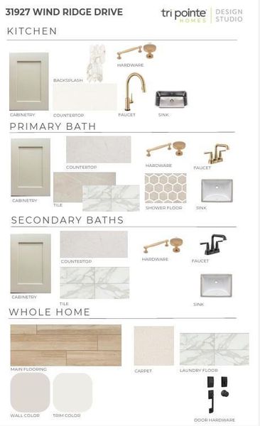 Sample of building materials used in homes in Pecan Ridge, Fulshear (Image 12). Sample of building materials used in homes in Pecan Ridge, Fulshear (Image 12).