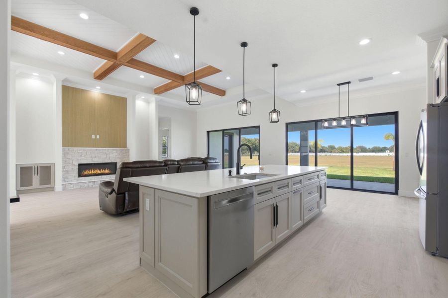 Furnished interior view inside a new home in , Fort Pierce (Image 11).