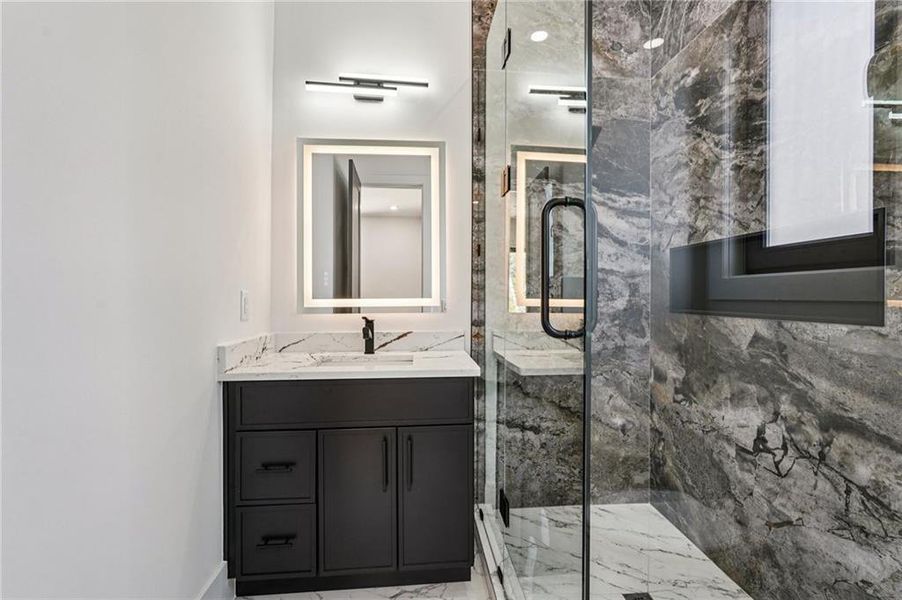 Furnished interior view inside a new home in , Sugar Hill (Image 49).
