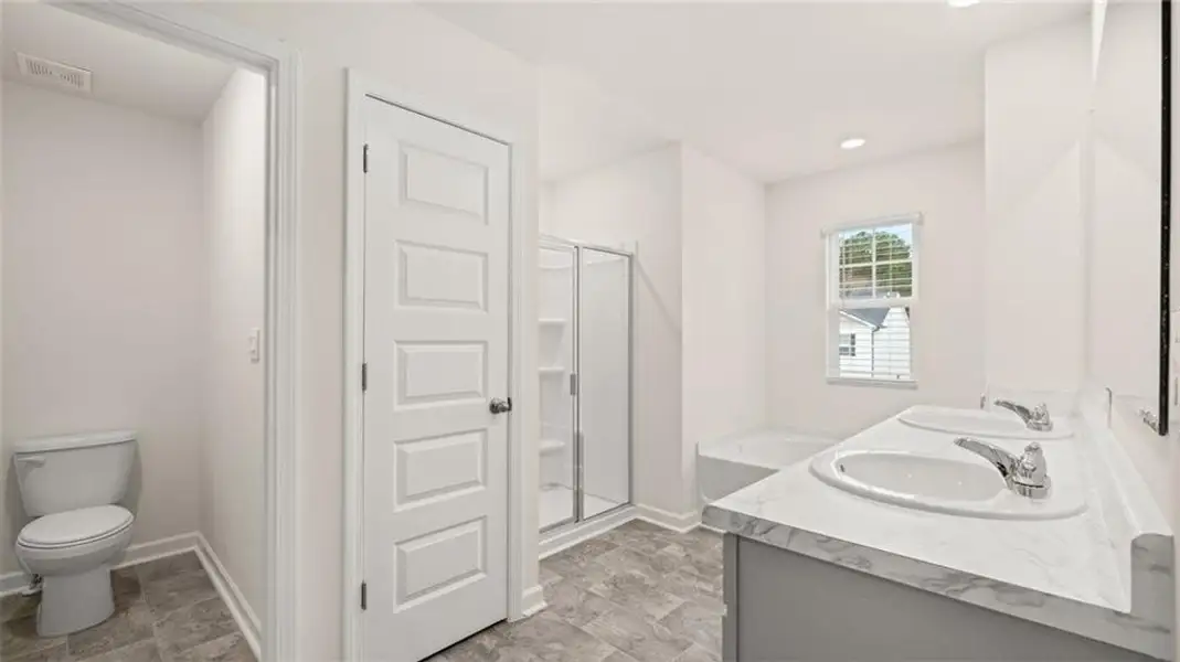 Furnished interior view inside a new home in Champion's Run, Lithonia (Image 6).