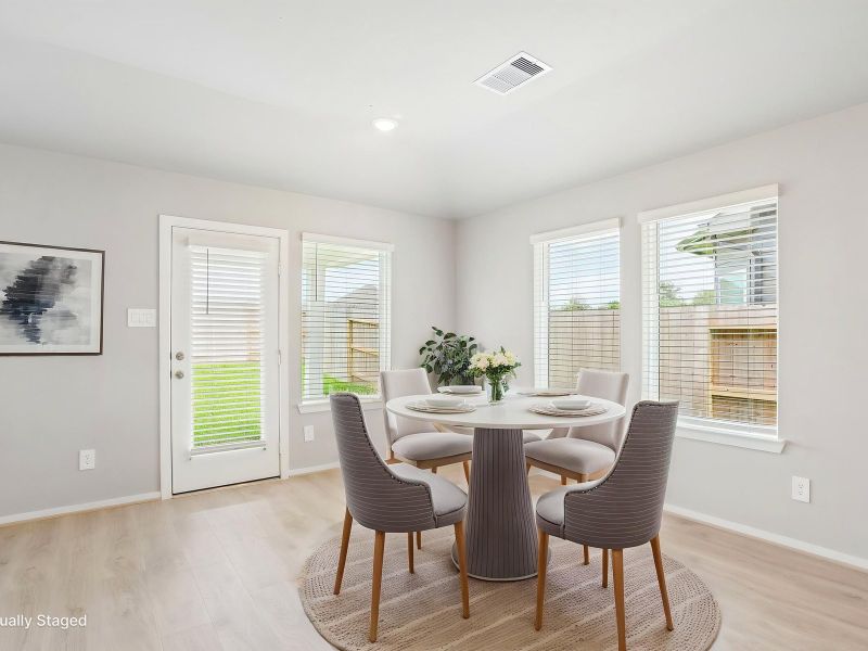 Furnished interior view inside a new home in Riviera Pines - Classic Series, Conroe (Image 5).