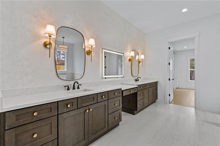 Furnished interior view inside a new home in , Dacula (Image 9).