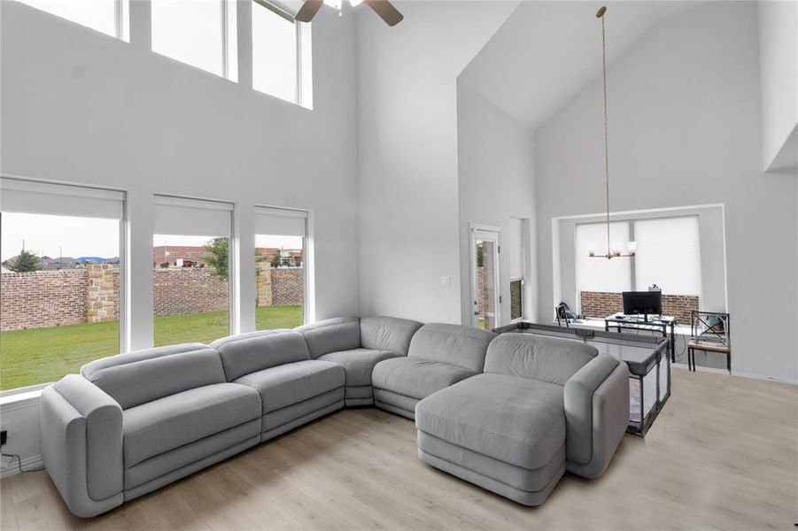 Furnished interior view inside a new home in Anna Ranch, Anna (Image 9).