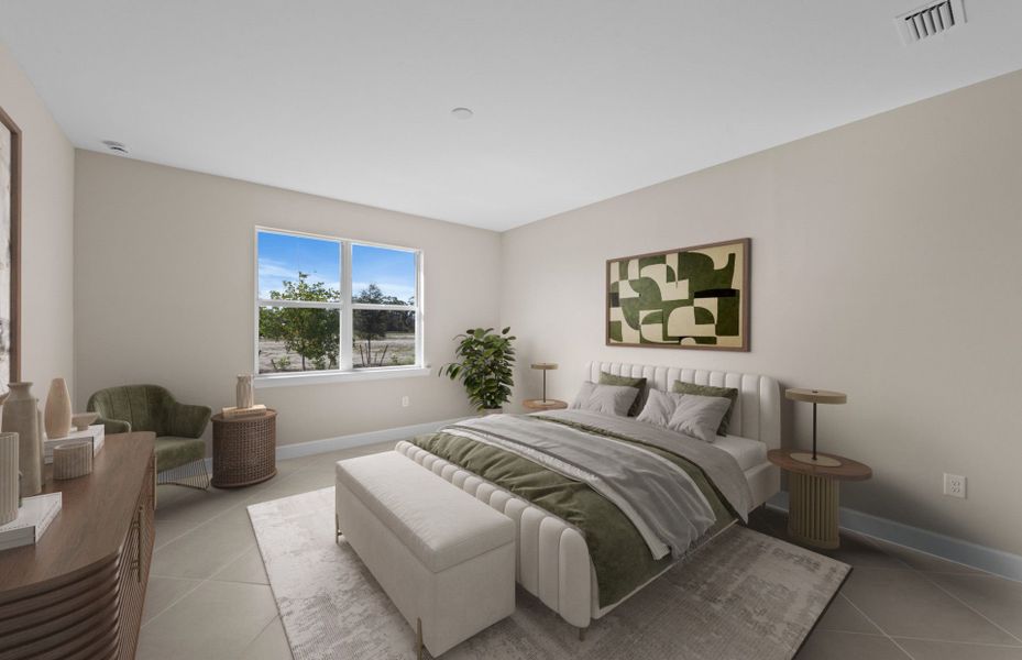 Furnished interior view inside a new home in Del Webb Oak Creek, North Fort Myers (Image 6). Furnished interior view inside a new home in Del Webb Oak Creek, North Fort Myers (Image 6).