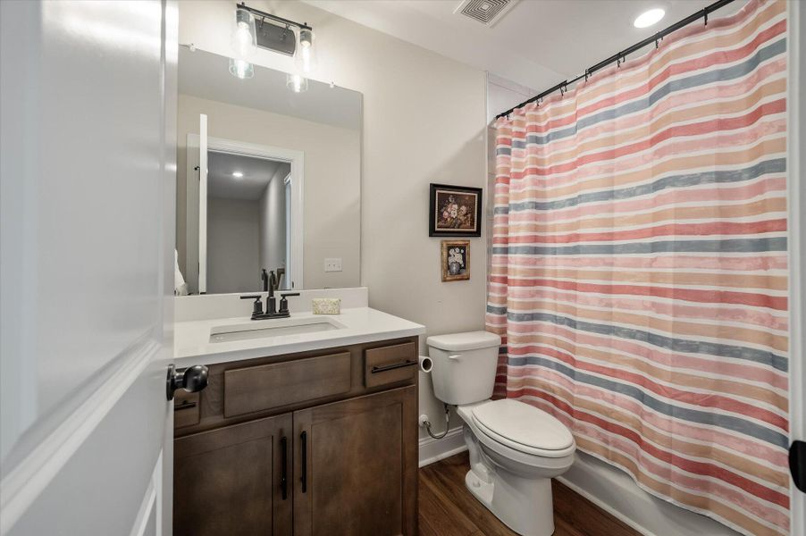 Furnished interior view inside a new home in The Enclave at French Quarter Creek, Huger (Image 36).