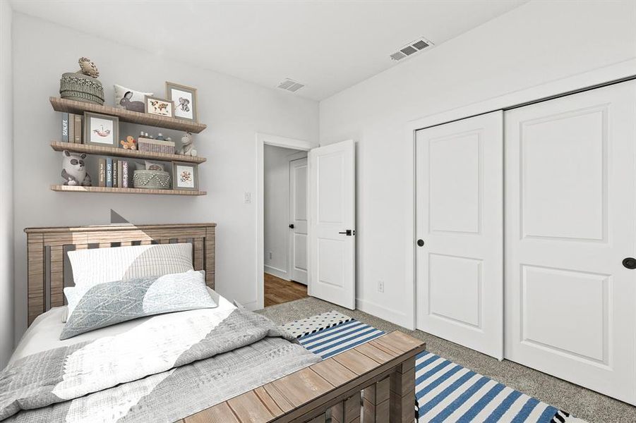 Furnished interior view inside a new home in Gateway Parks, Forney (Image 15).