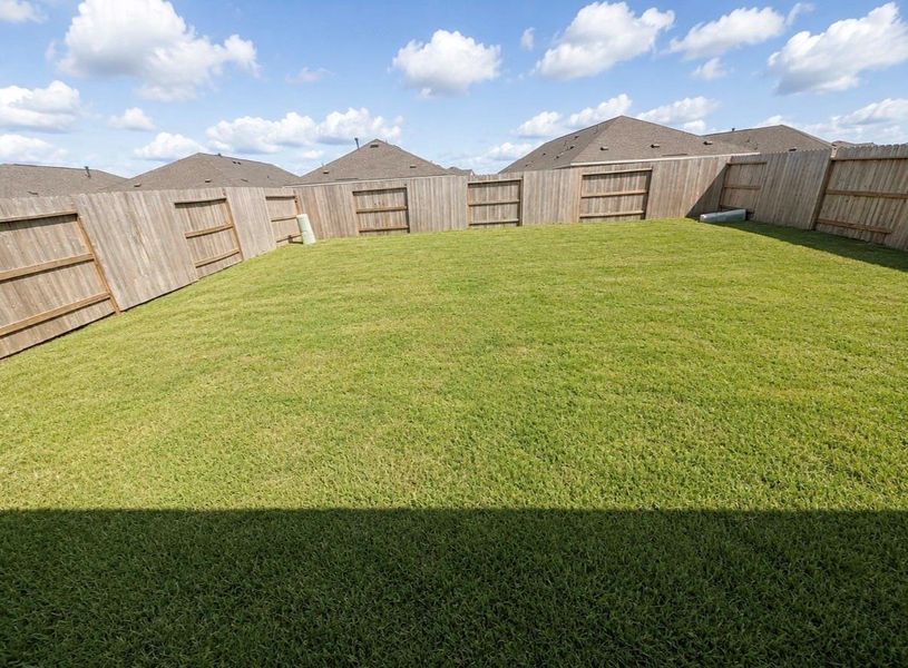 Exterior details and patio area of a home in Anniston, Katy (Image 2). Exterior details and patio area of a home in Anniston, Katy (Image 2).