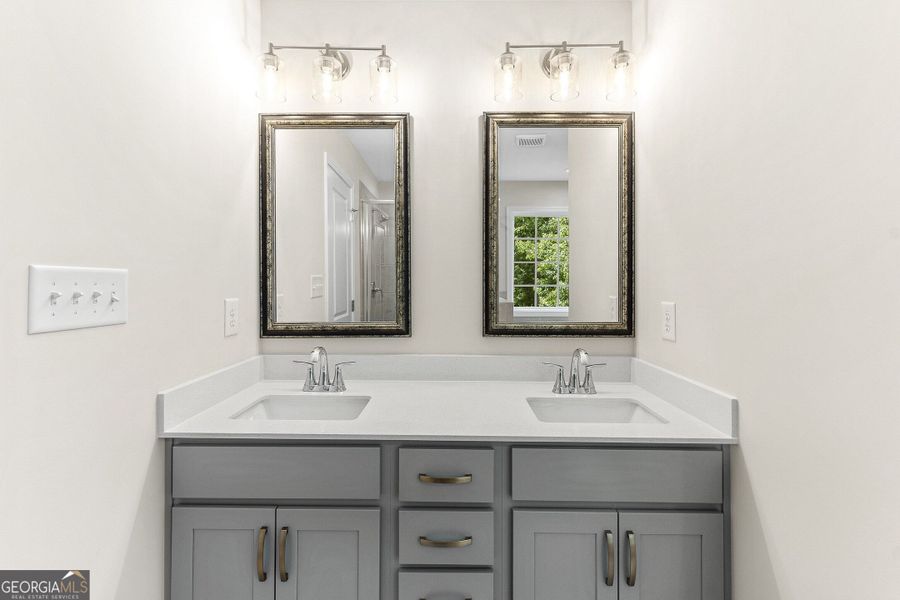 Furnished interior view inside a new home in Juliette Crossing, Forsyth (Image 5).