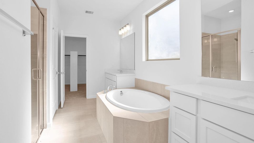 Furnished interior view inside a new home in Candela South 40', Richmond (Image 6). Furnished interior view inside a new home in Candela South 40', Richmond (Image 6).