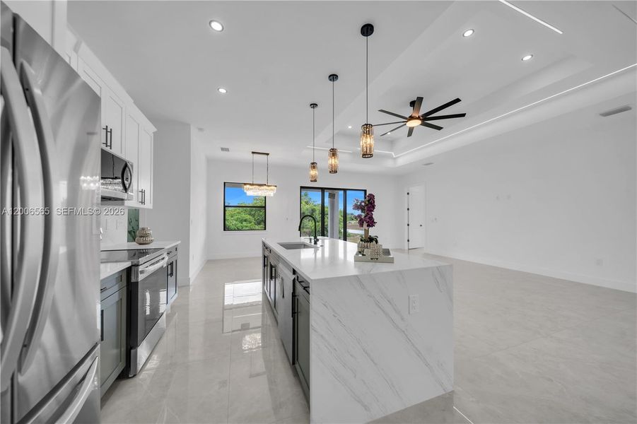 Furnished interior view inside a new home in , Lehigh Acres (Image 9).