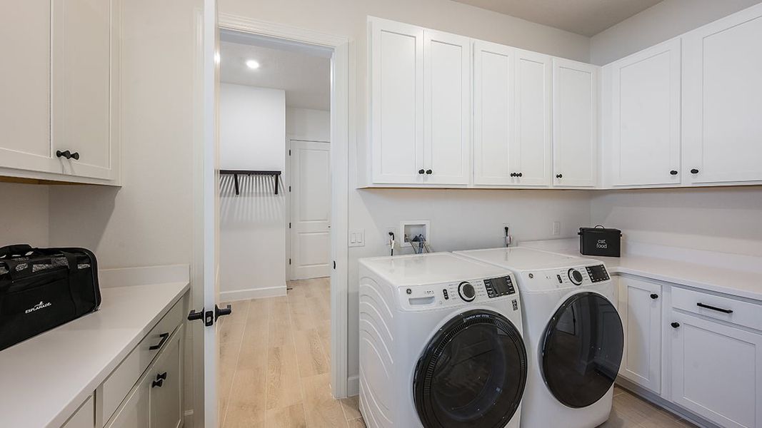 Representative furnished interior of a home built from the Pallazio II by Taylor Morrison in Center Lake Ranch Community Group Page, St. Cloud (Image 14).